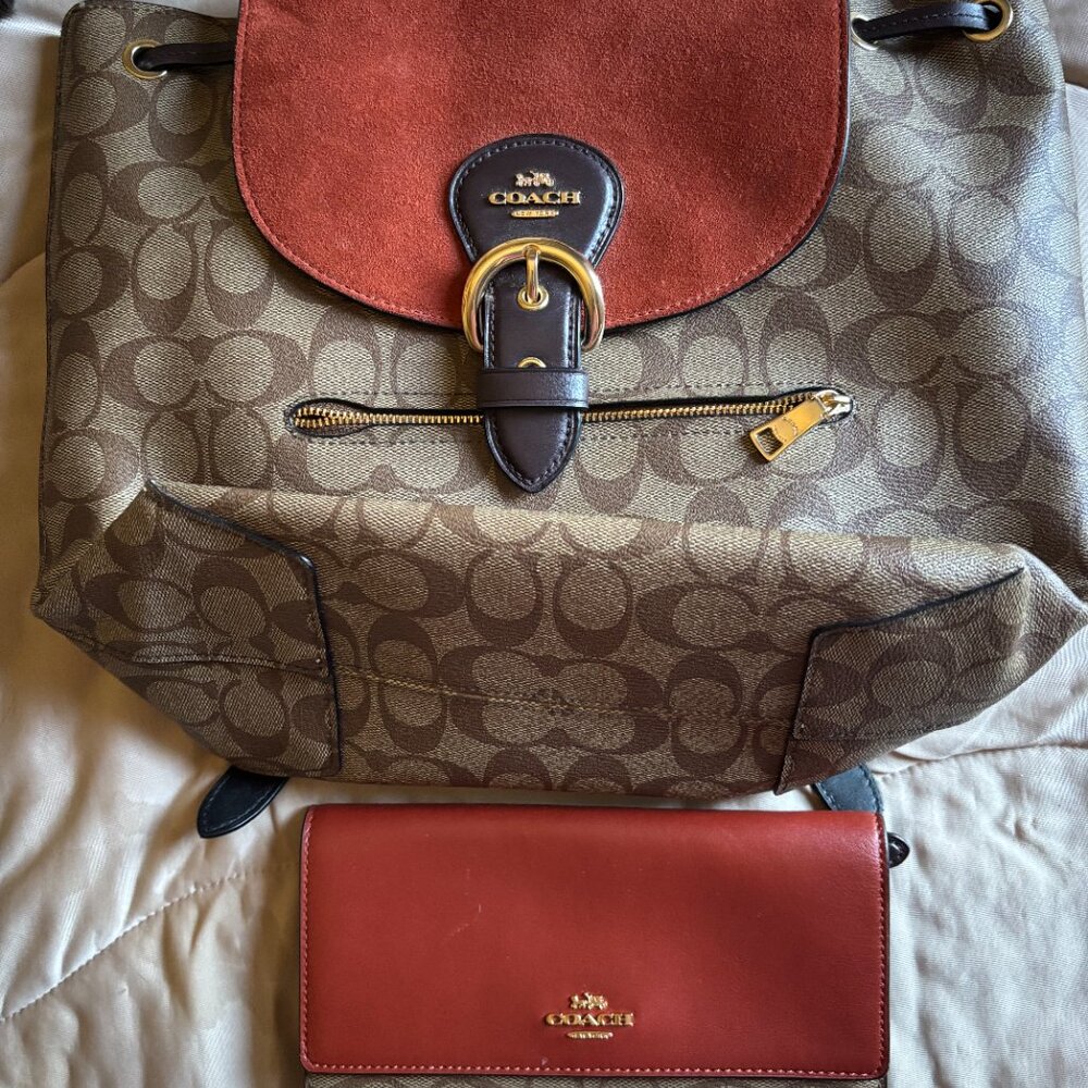 Coach Mini Backpack and Wallet Set - Picture 5 of 8
